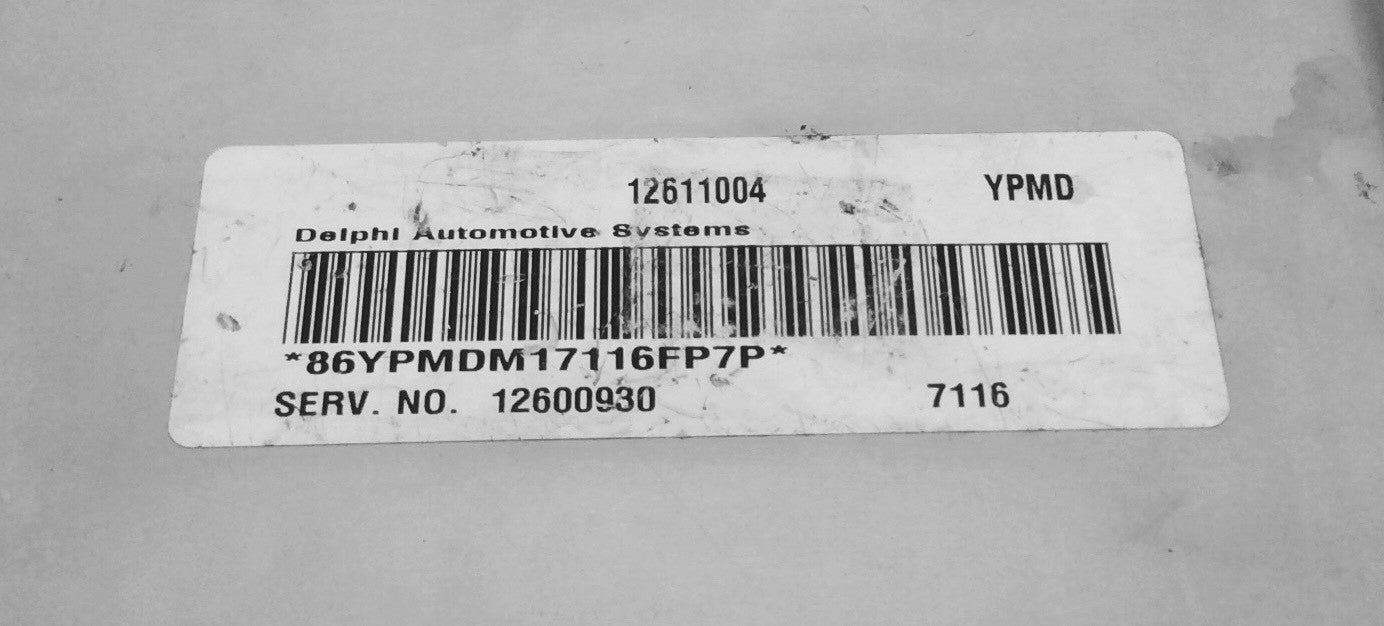 2006 2007 2008 Pontiac Grand Lacrosse ECU 12611004 12600930