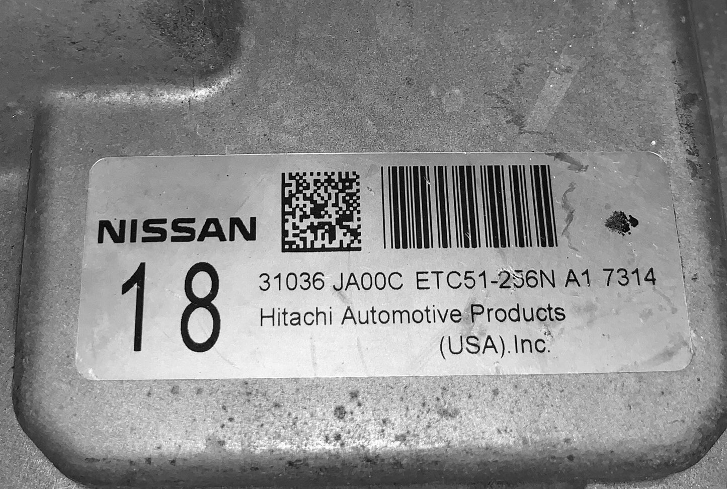 2007 Nissan Altima TCU 31036 JA00C ETC51-256N A1