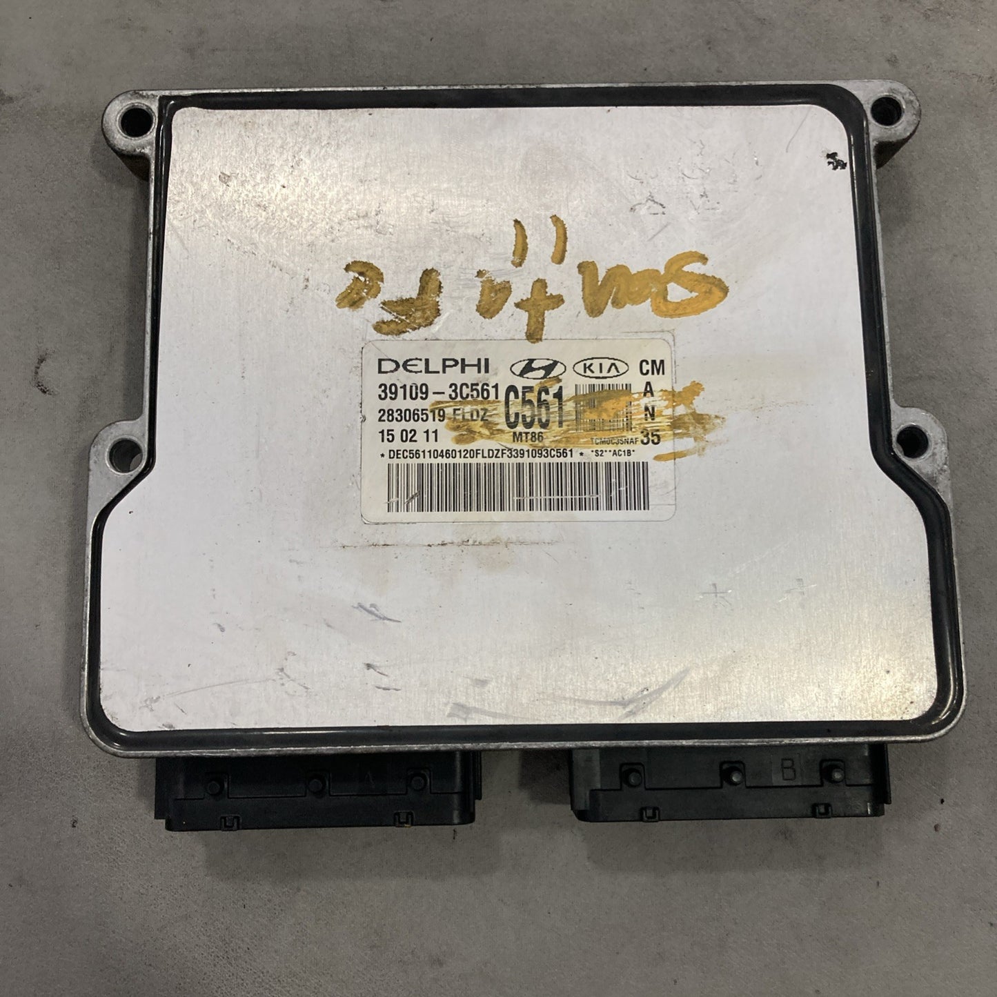 2010-2013 Hyundai Santa Fe 3.5L Engine Control Module 39109-3C561
