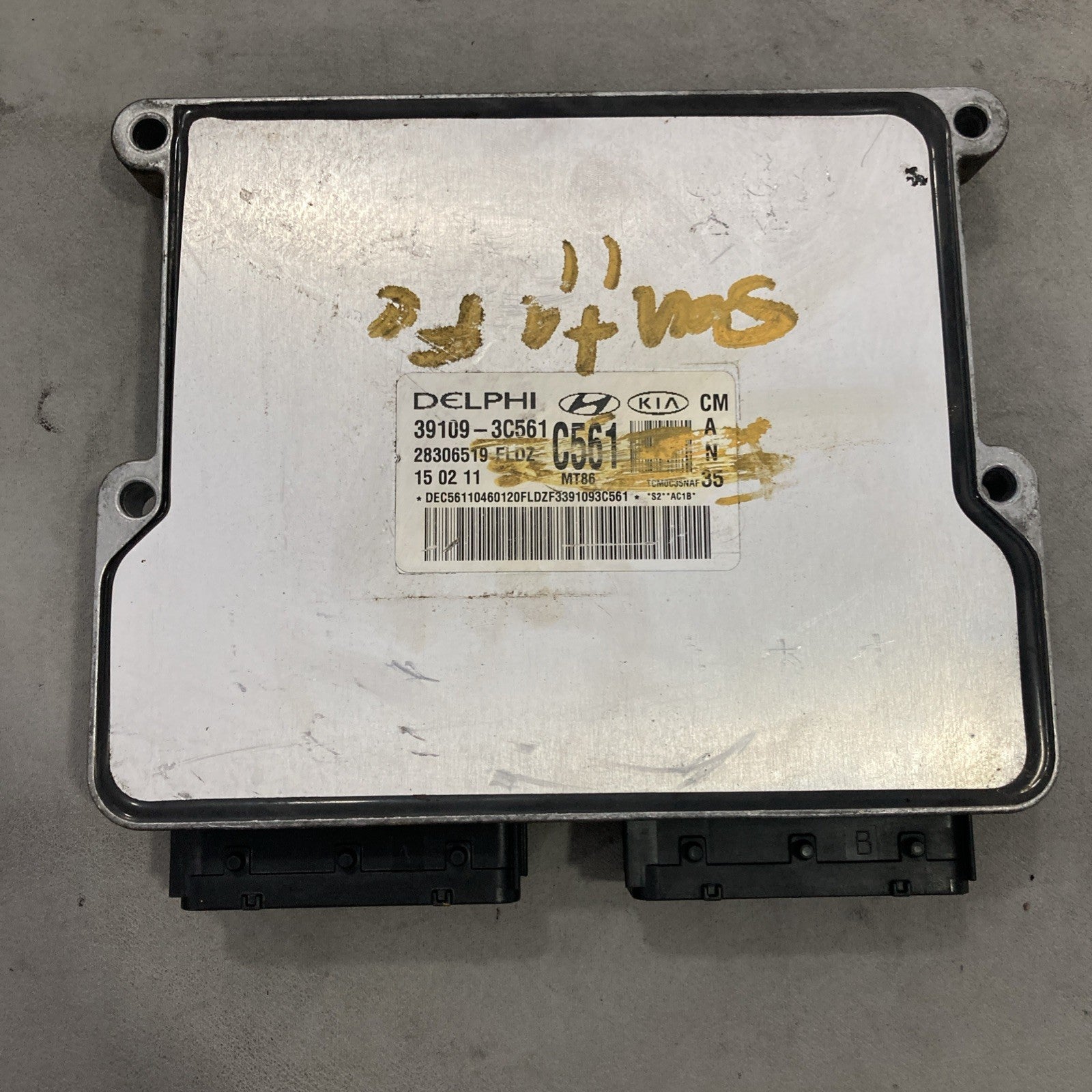 2010-2013 Hyundai Santa Fe 3.5L Engine Control Module 39109-3C561