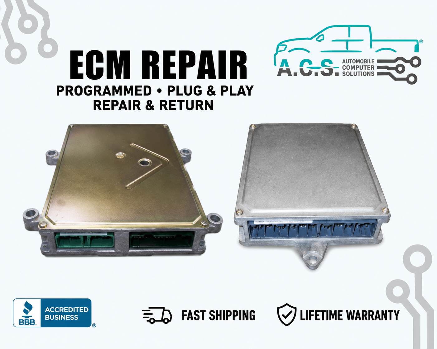 Acura CL ECM ECU PCM Engine Computer Repair & Return Acura CL ECM Repair