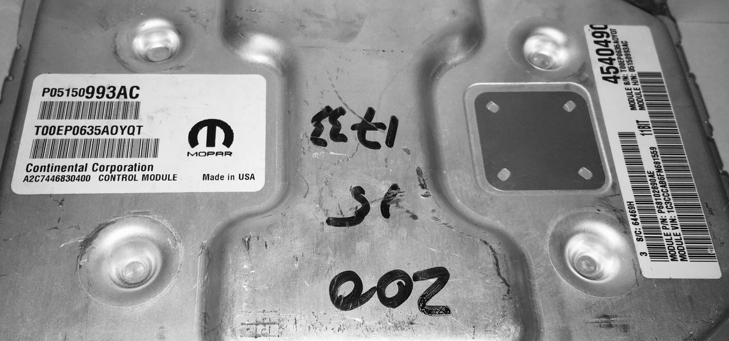 2000 Chrysler 200 ECU P05150993AC