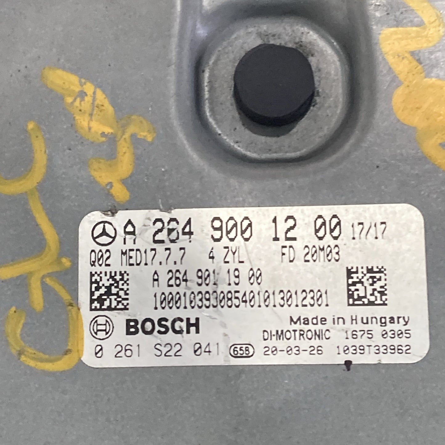 2020-2021 Mercedes-Benz C300 ECU/ECM A 264 900 12 00 (B)