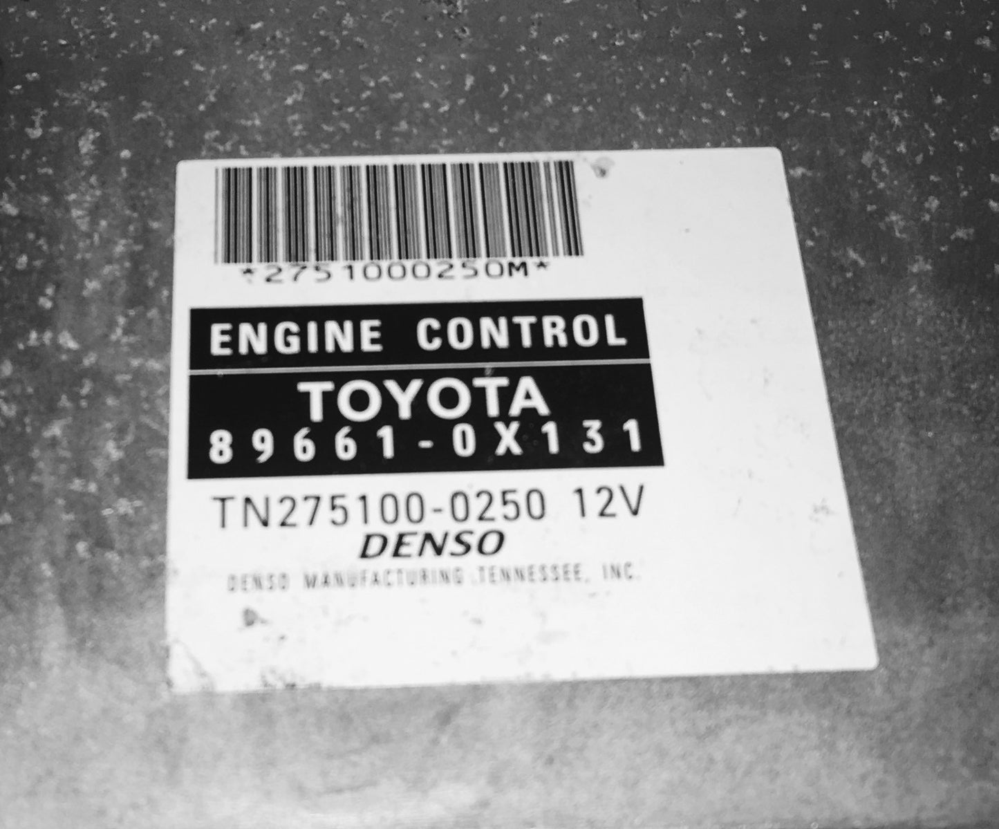 2004 Toyota Solara ECU 4CYL AT ECU 89661-0X131