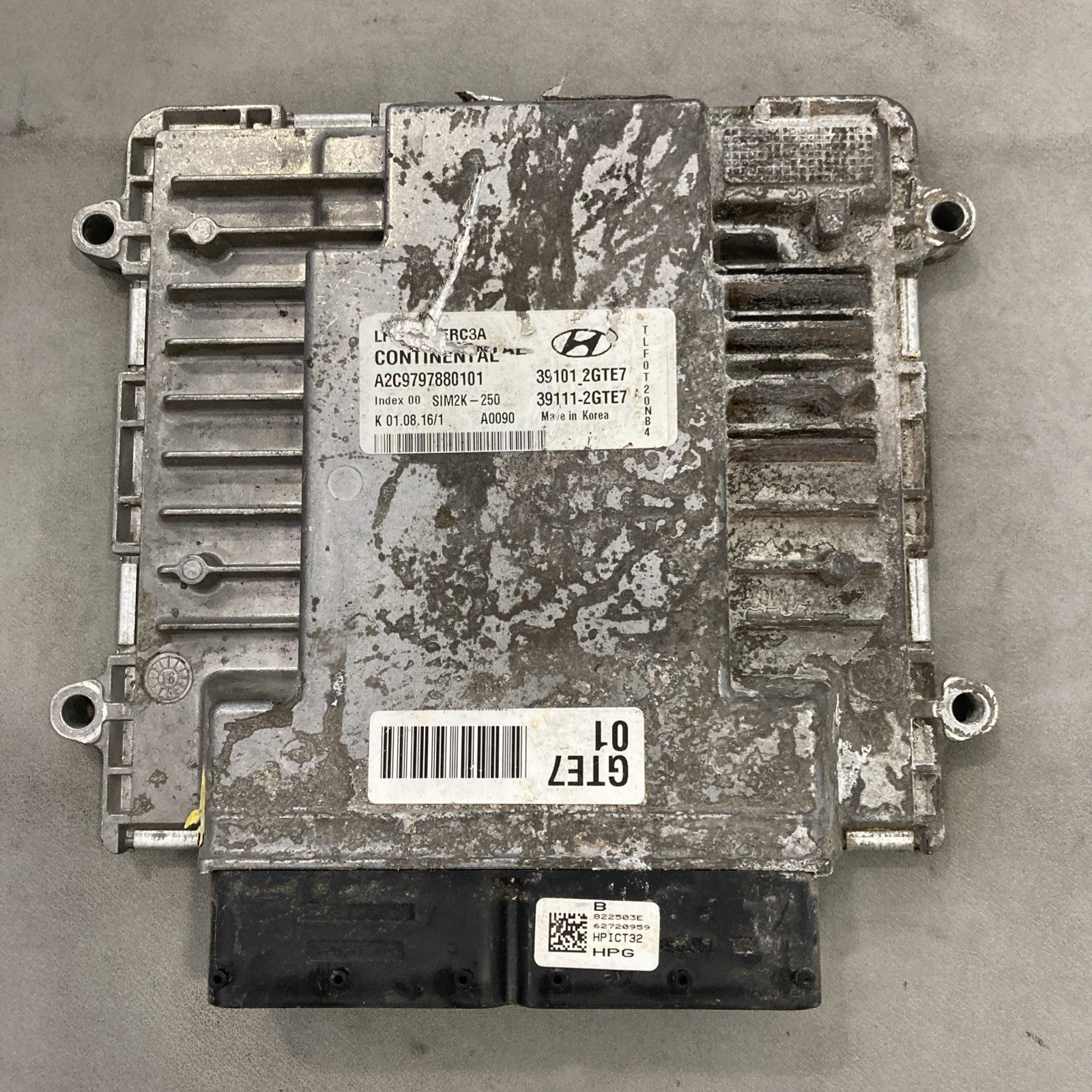2015-2017 Hyundai Sonata ECU/ECM 39101-2GTE7