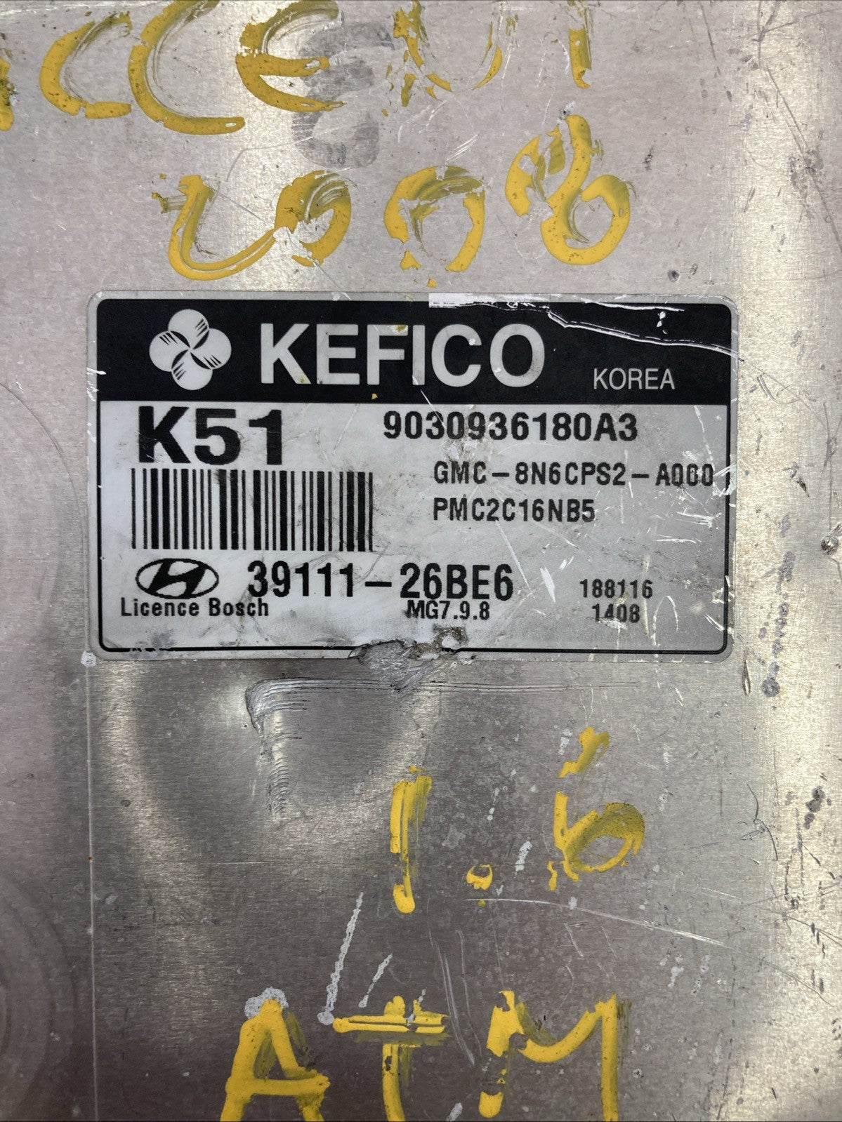 2008-2009 Hyundai Accent ECU/ECM 39111-26BE6