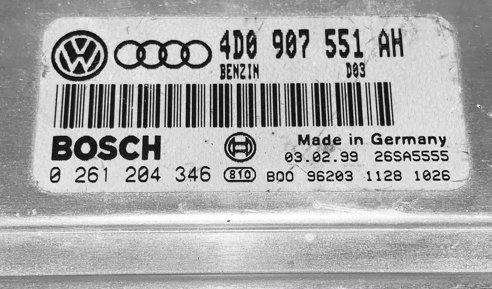 1997-2001 VW Passat ECU 4D0 907 551 AH