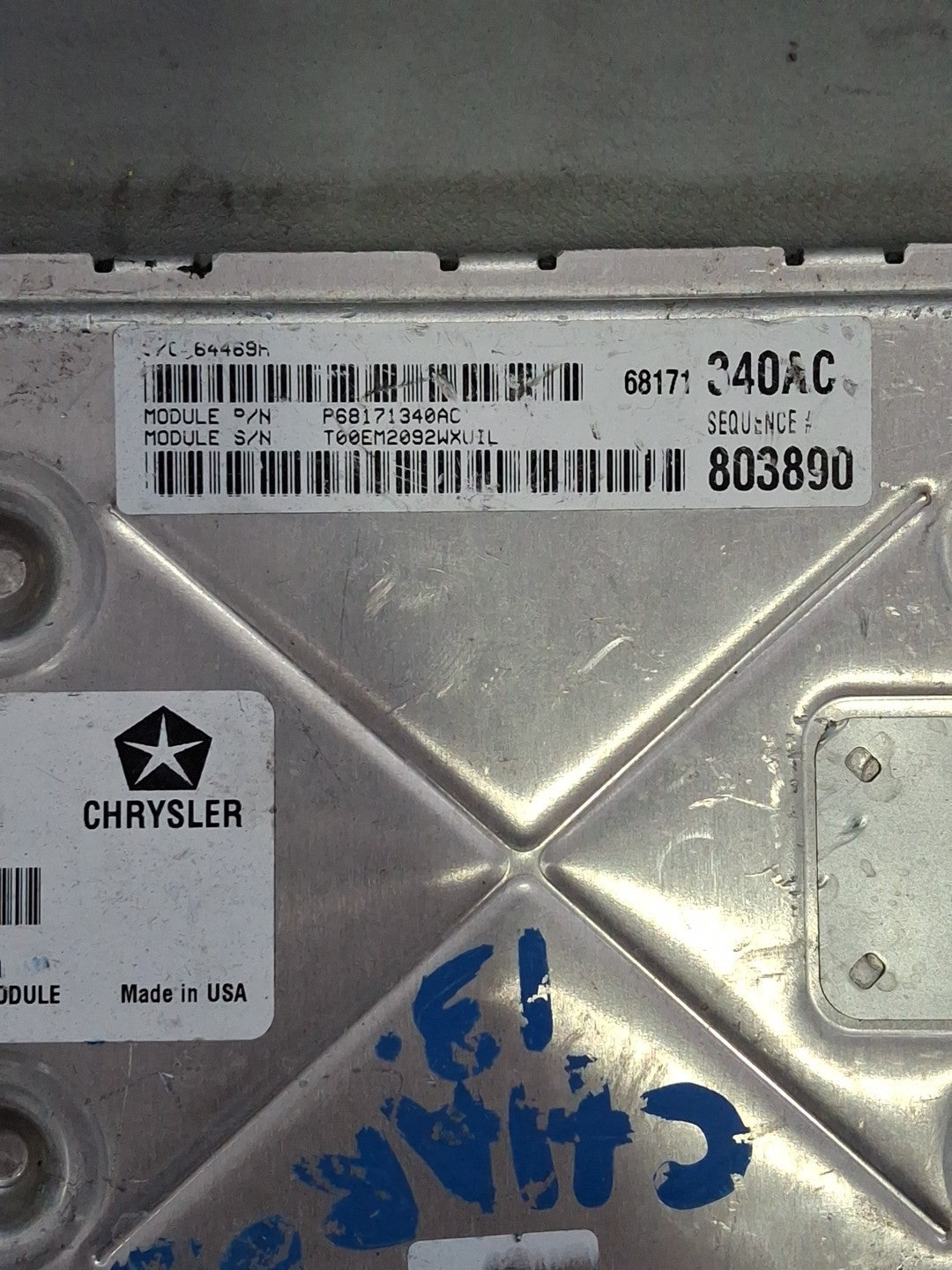 2013 Dodge Charger ECU/ECM P68171340AC