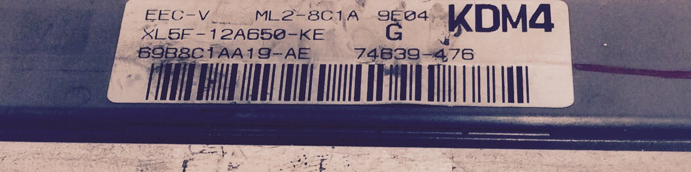 1999 Ranger B3000 ECU XL5F-12A650-KE