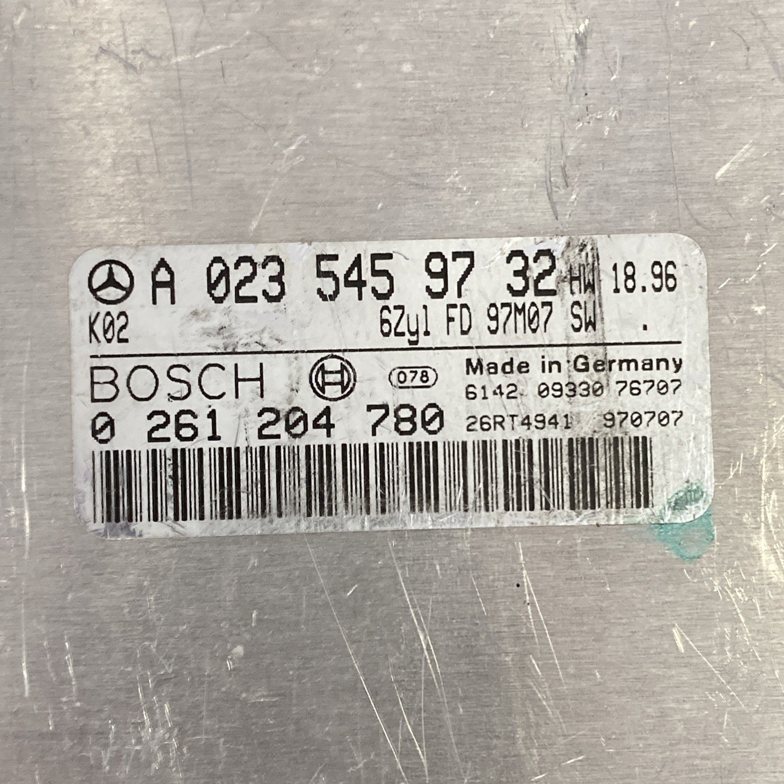 1998-2003 Mercedes-Benz CLK320 ECU/ECM A 023 545 97 32