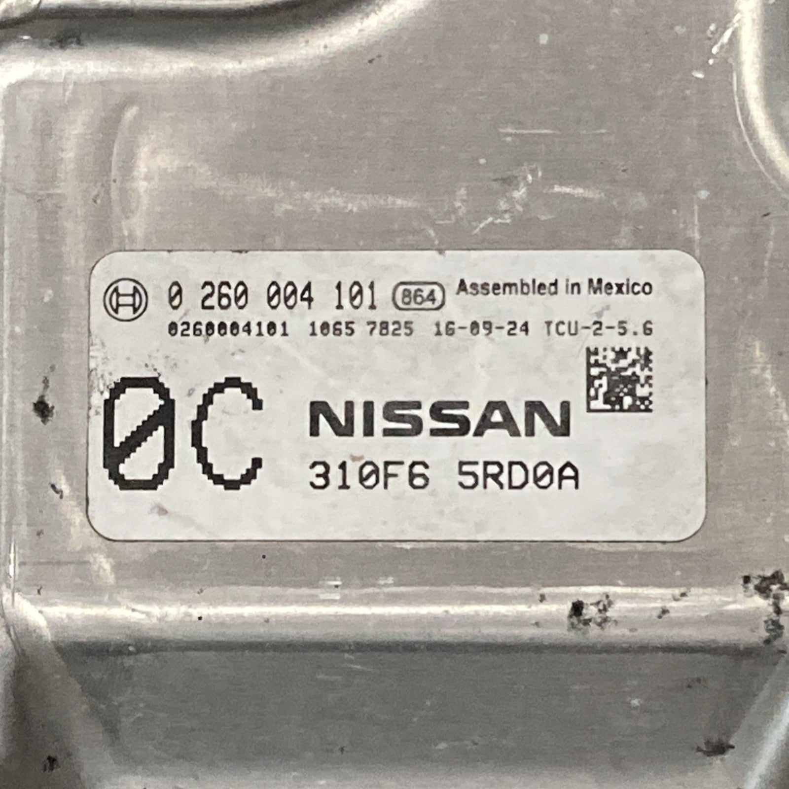 2019 Nissan Versa Transmission Control Module 310F6 5RD0A (B)