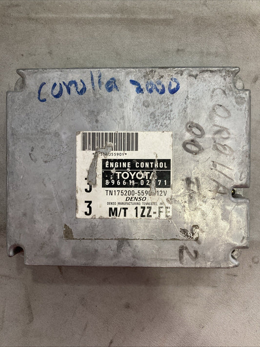 1998 Toyota Corolla Engine Computer Module ECM ECU 89661-02371