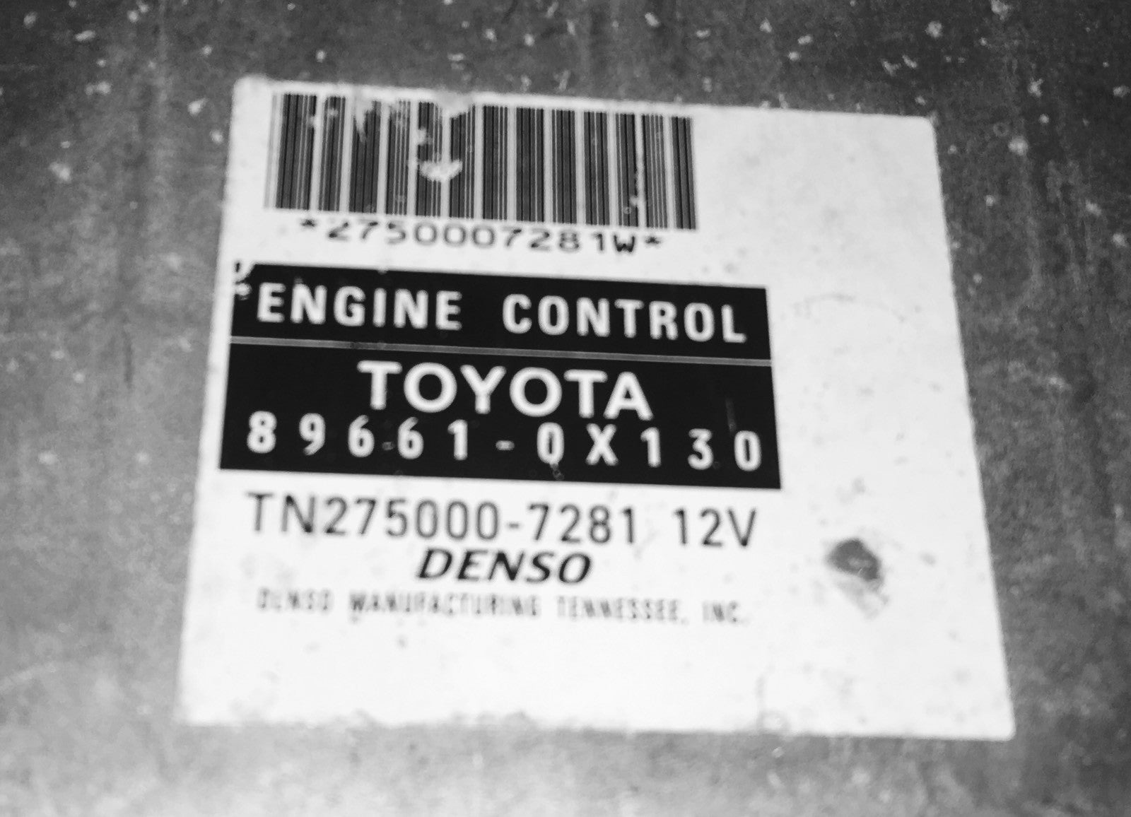 2004 Toyota Solara ECU 89661-0X130