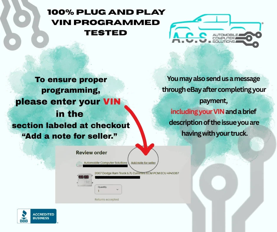 2006 Cadillac XLR-V 4.4L ECU/ECM 12607546 *VIN PROGRAMMED*