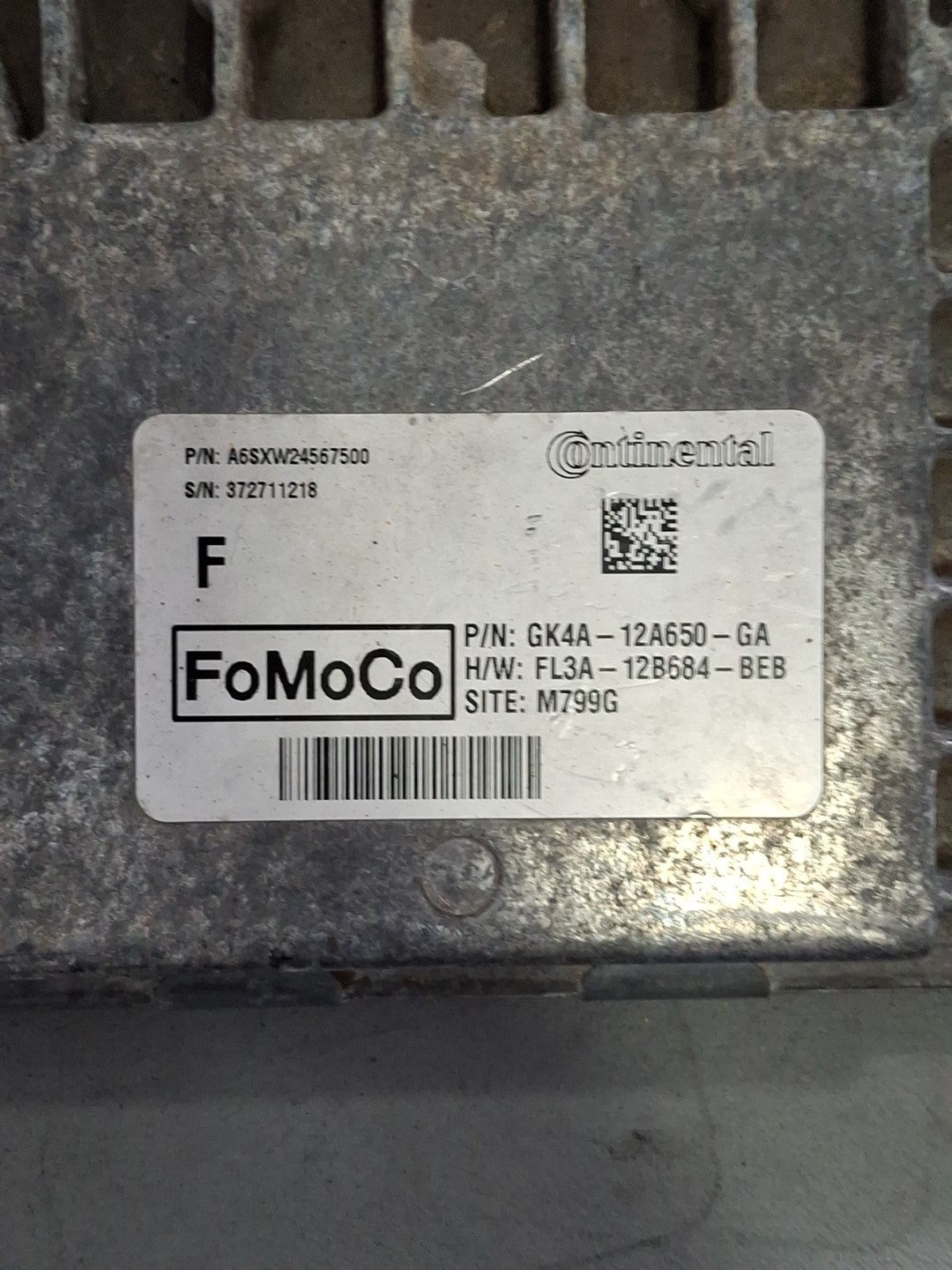 Ford Transit ECU/ECM GK4A-12A650-GA