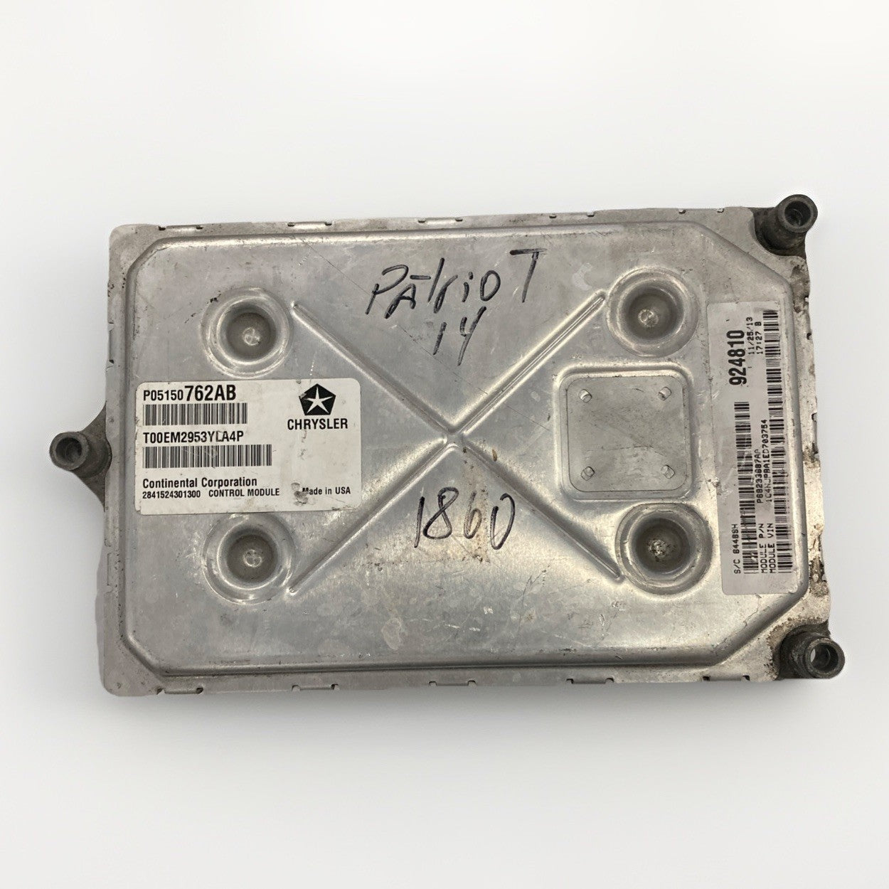 2014 Jeep Patriot 2.4L ECU/ECM P05150762AB *VIN PROGRAMMED*