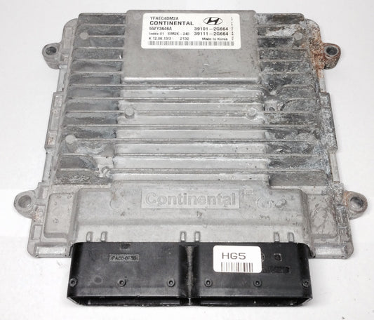2011-2014 Hyundai Sonata 2.4L ECU 39101-2G664 / 39111-2G664