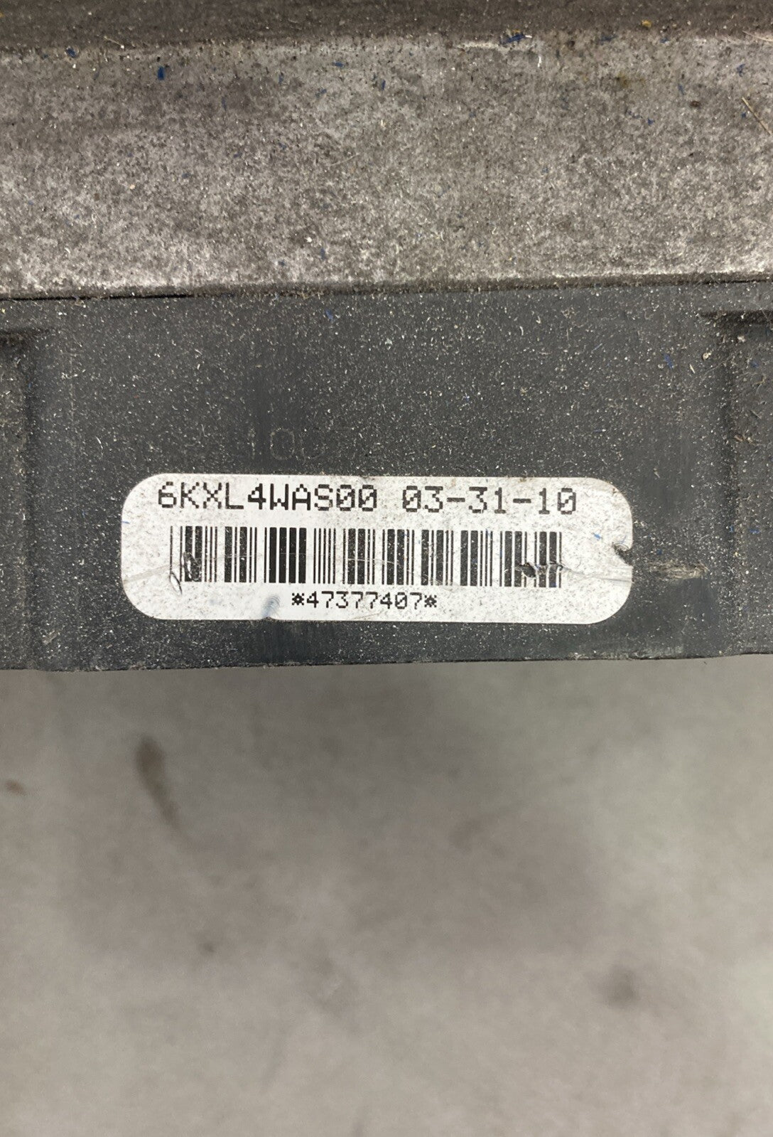 2010 FORD FUSION ECU/ECM 6KXL4WAS21