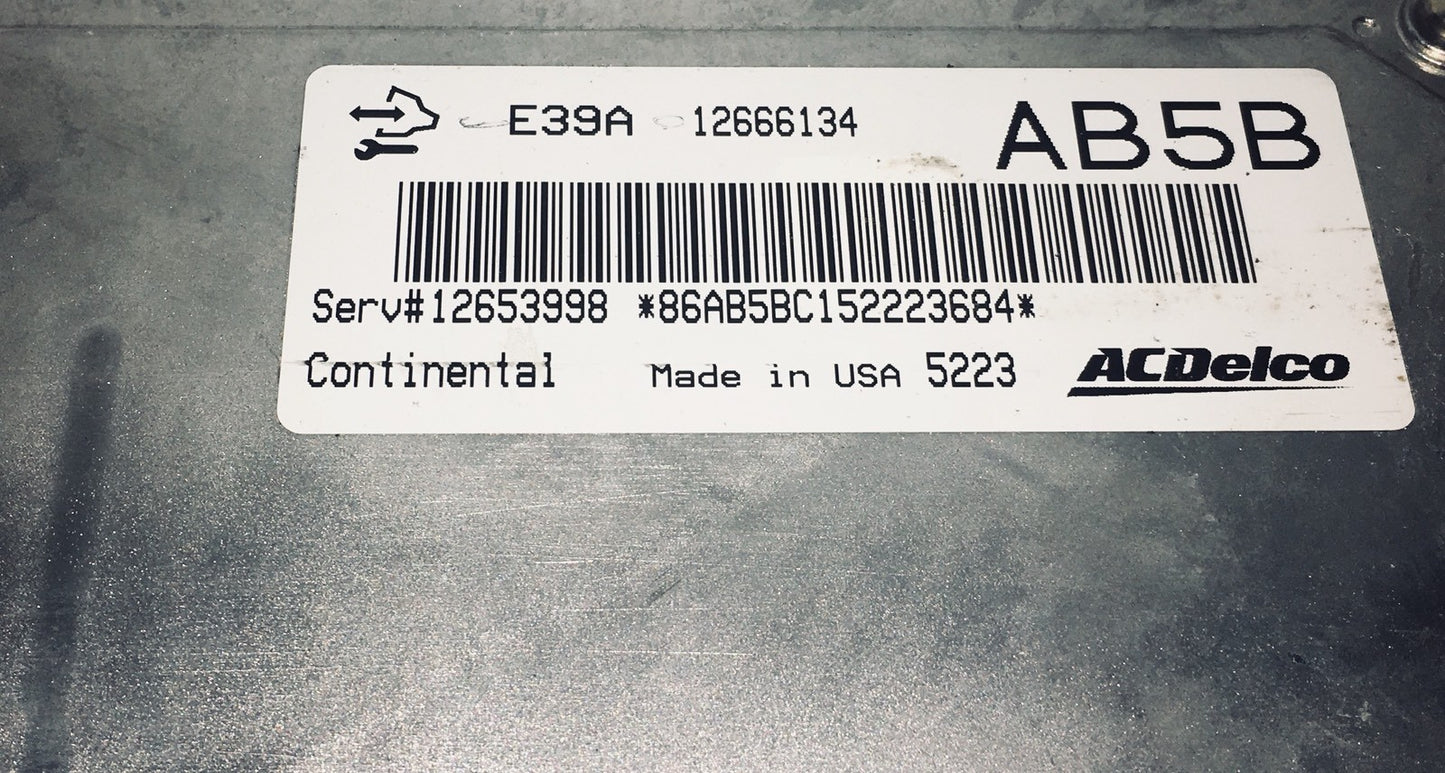2013-2016 Chevy Impala ECU 12666134
