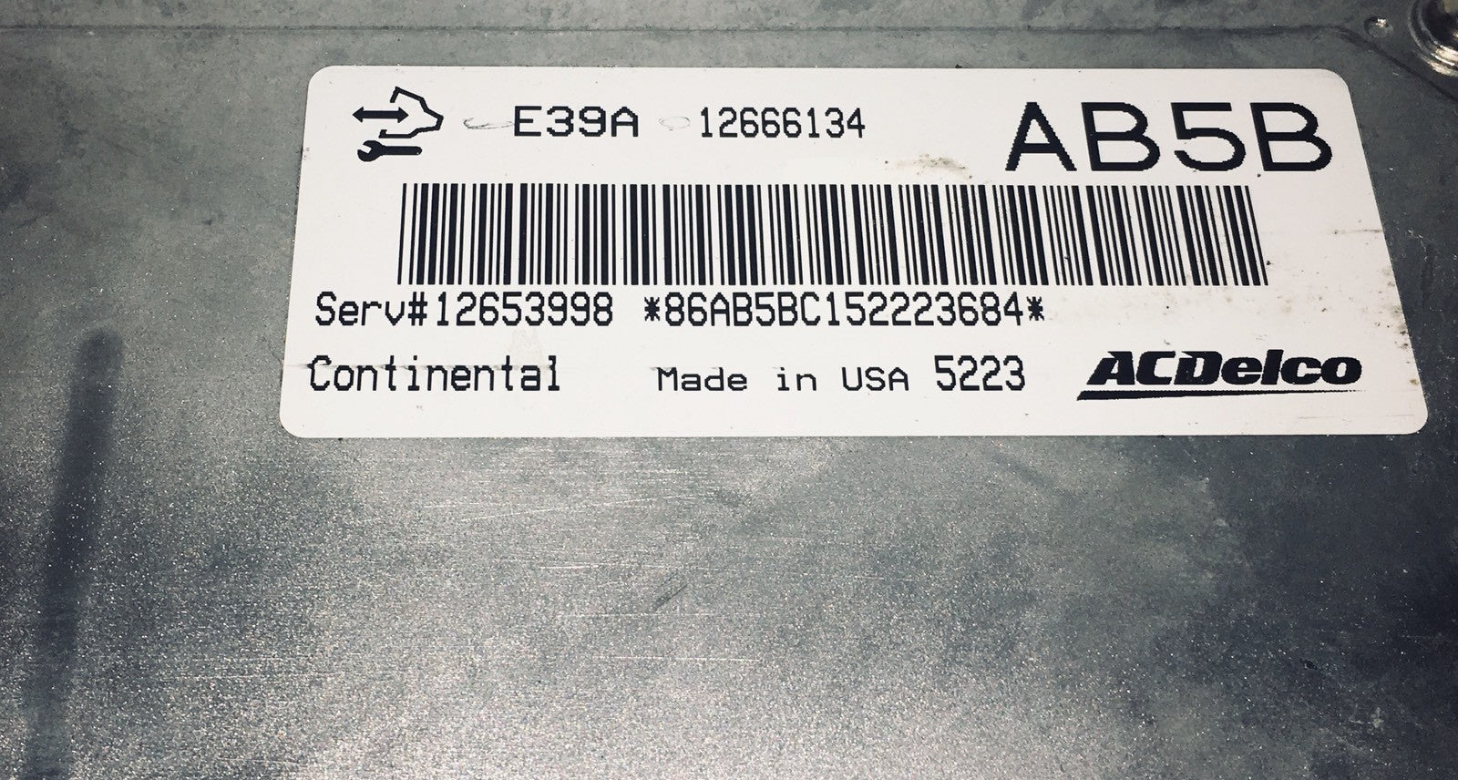 2013-2016 Chevy Impala ECU 12666134