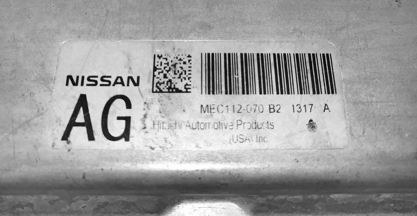 2011 Nissan Altima ECU MEC112-070 B2