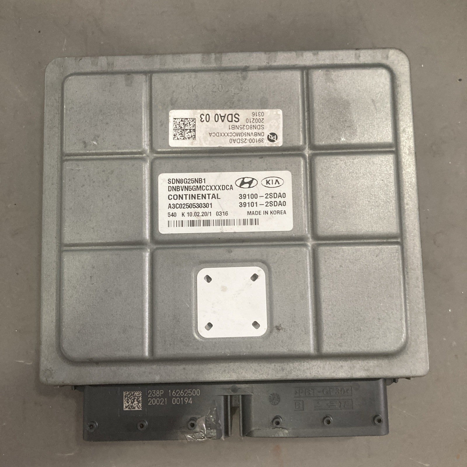 2020-2021 Hyundai Sonata 2.5L ECU/ECM 39100-2SDA0