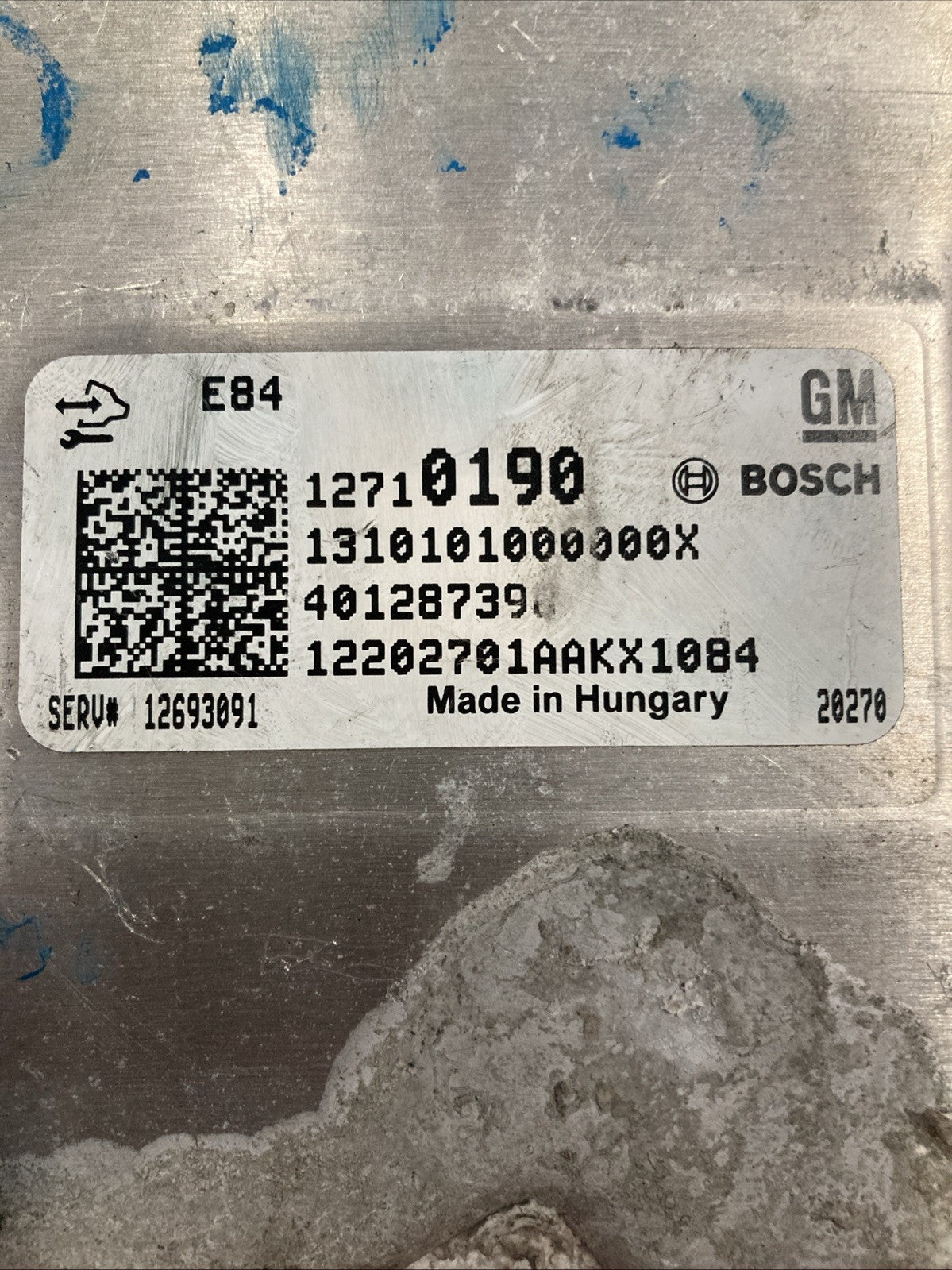 2019-2022 Chevrolet Spark ECU/ECM 12710190