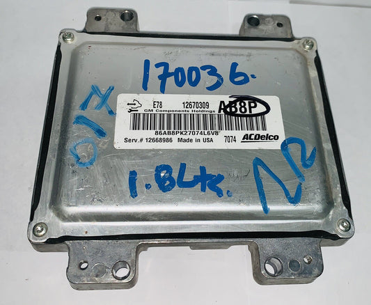 2016 2017 Chevrolet Sonic ECU 12670309
