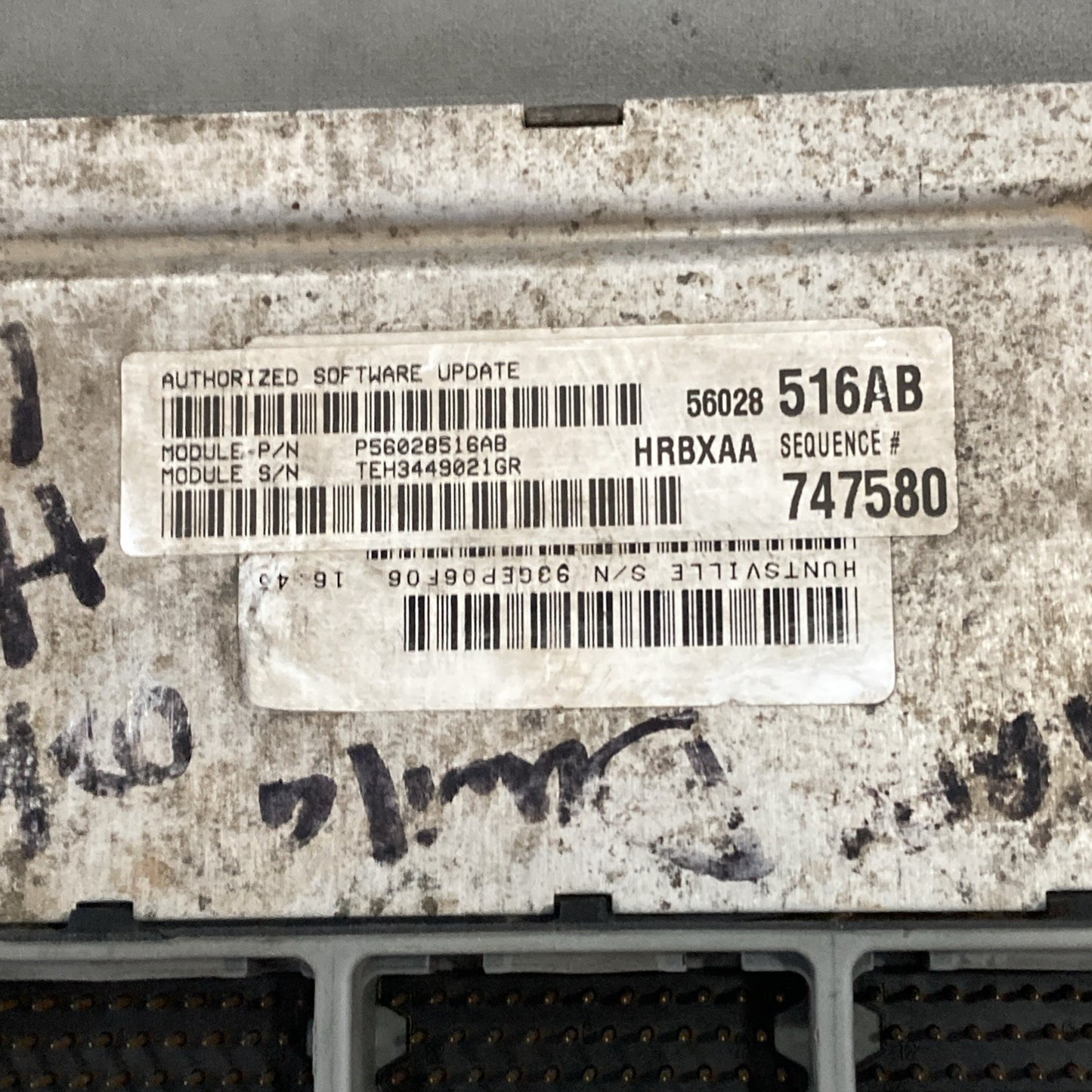 2001 01 Dodge Ram 3.9L ECU/ECM P56028516AB