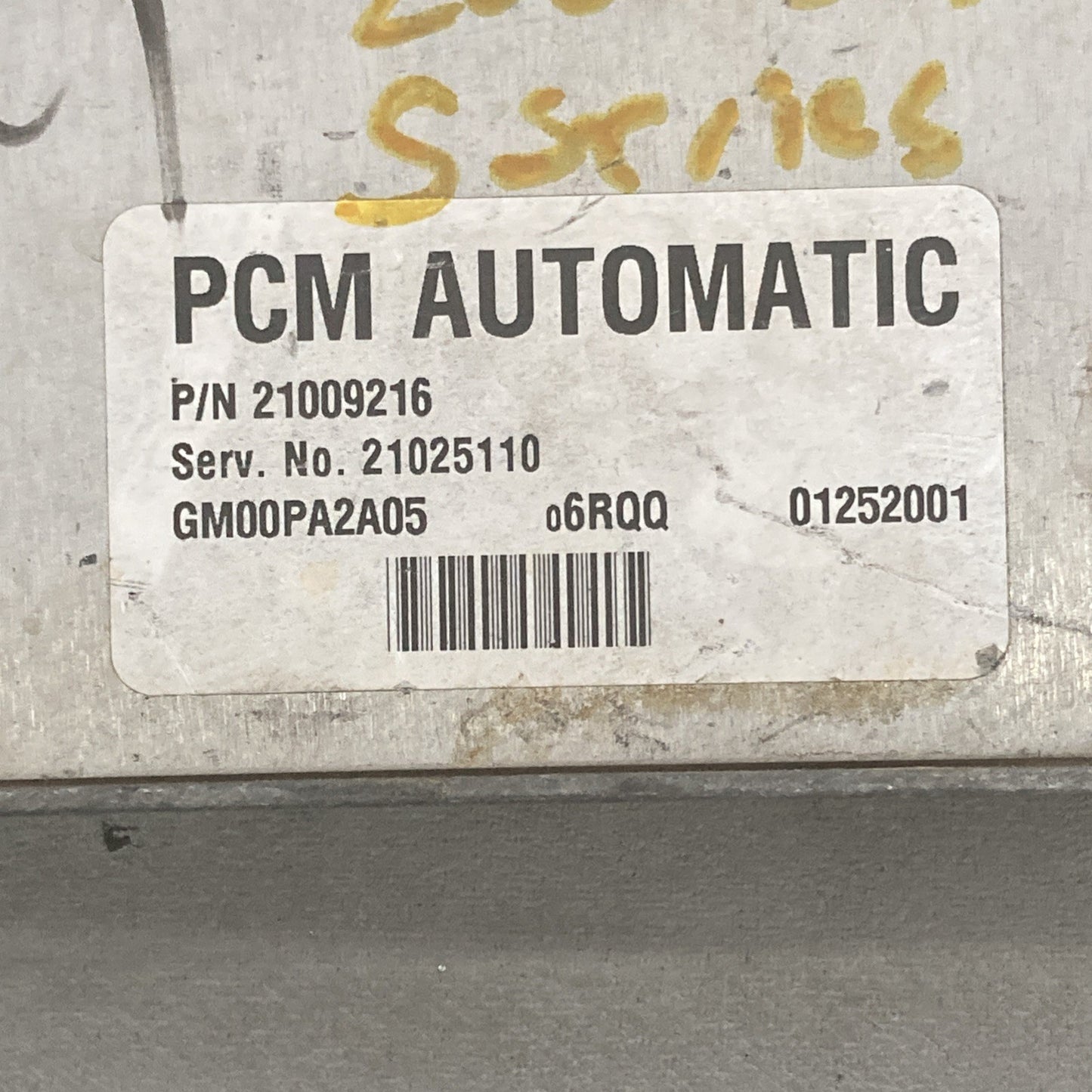 2001-2002 Saturn S-Series ECU/ECM 21009216