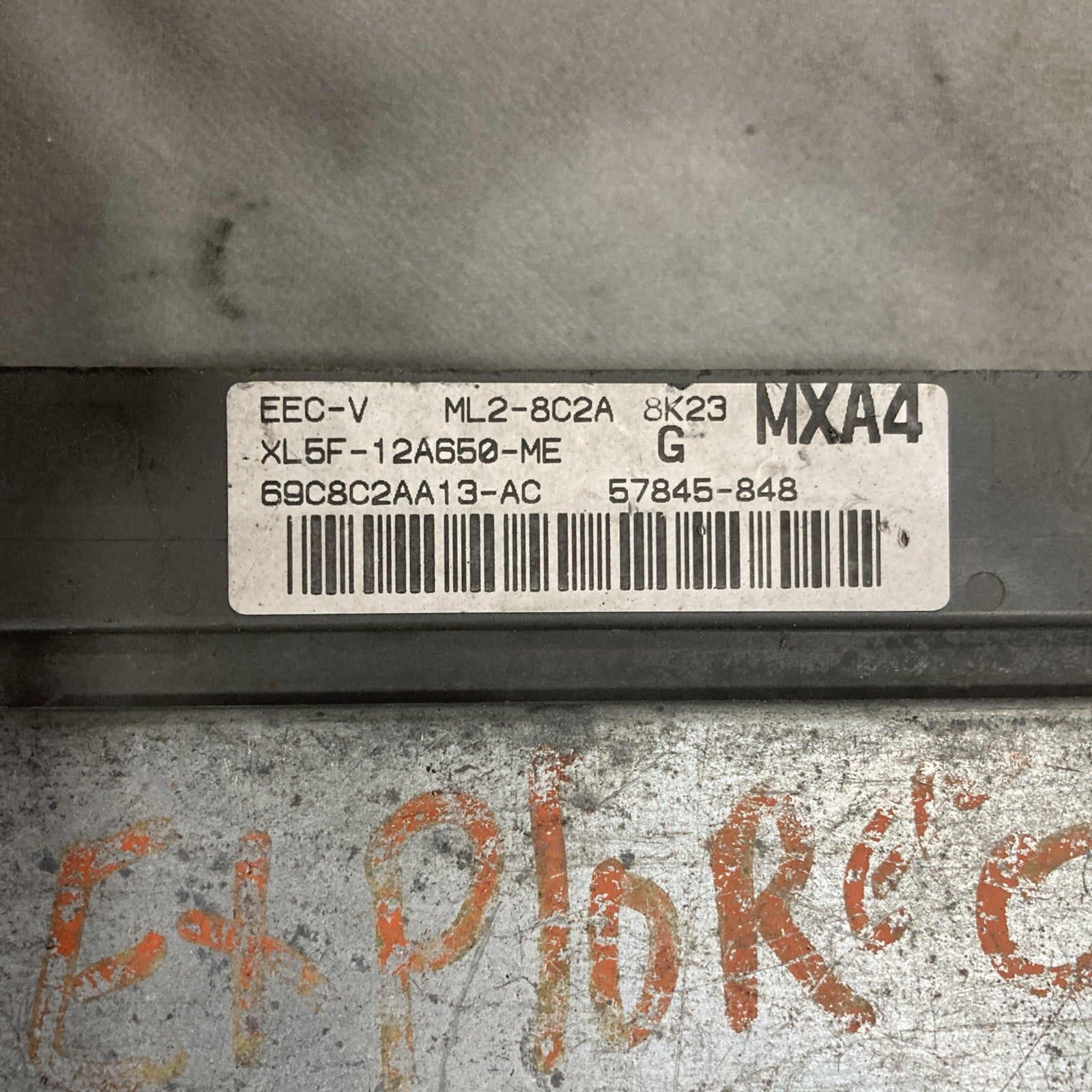 1999 Ford Ranger ECU/ECM XL5F-12A650-ME
