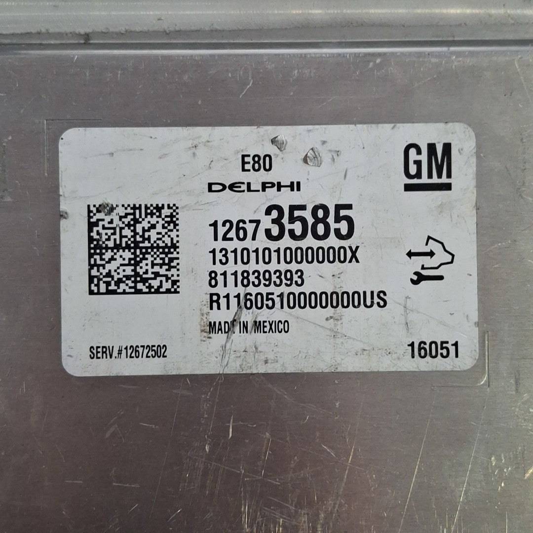 2015 Chevrolet Colorado 2.5L ECU/ECM 12673585 *VIN PROGRAMMED*