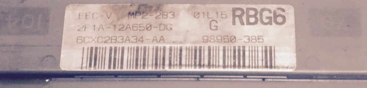 2002 Taurus Mercury Sable ECU 2F1A-12A650-DG