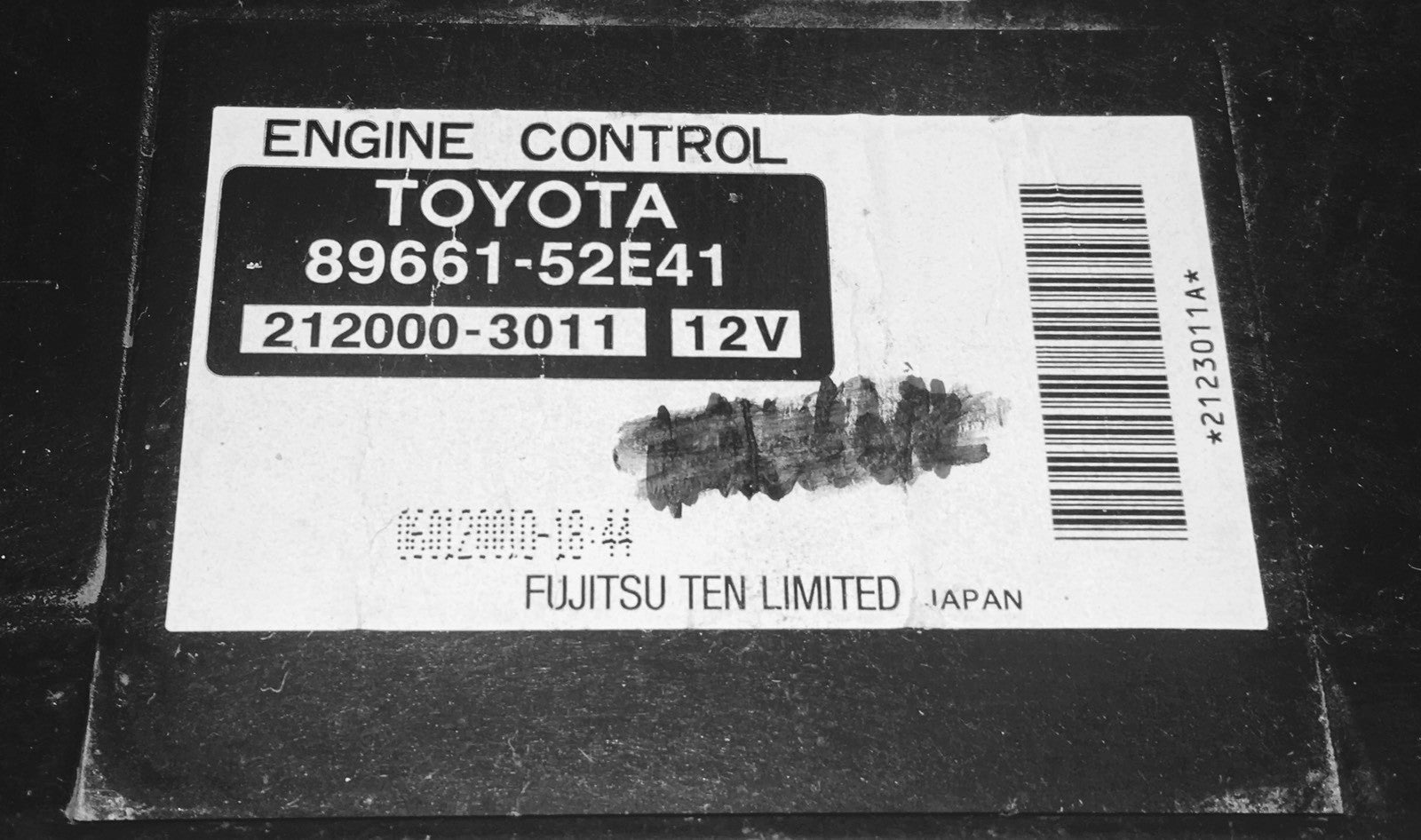 2004 Toyota Avalon ECU 89661-52E41