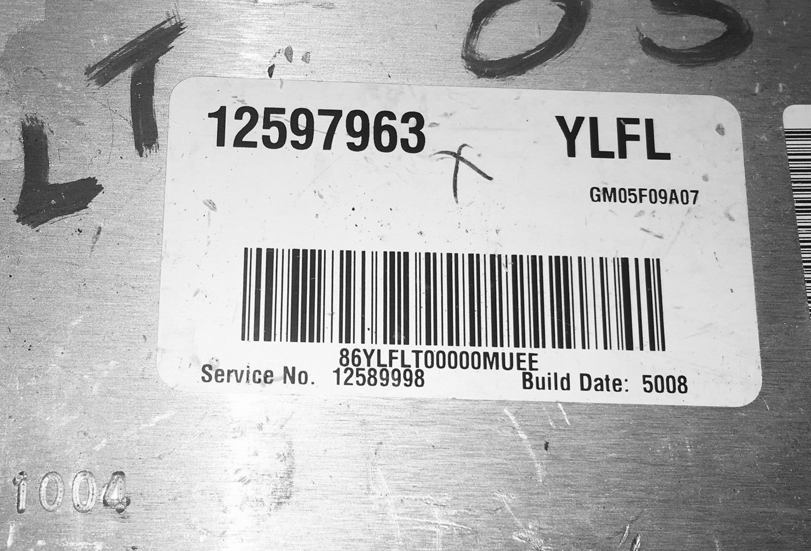 2005 Chevy Cobalt ECU 12597963