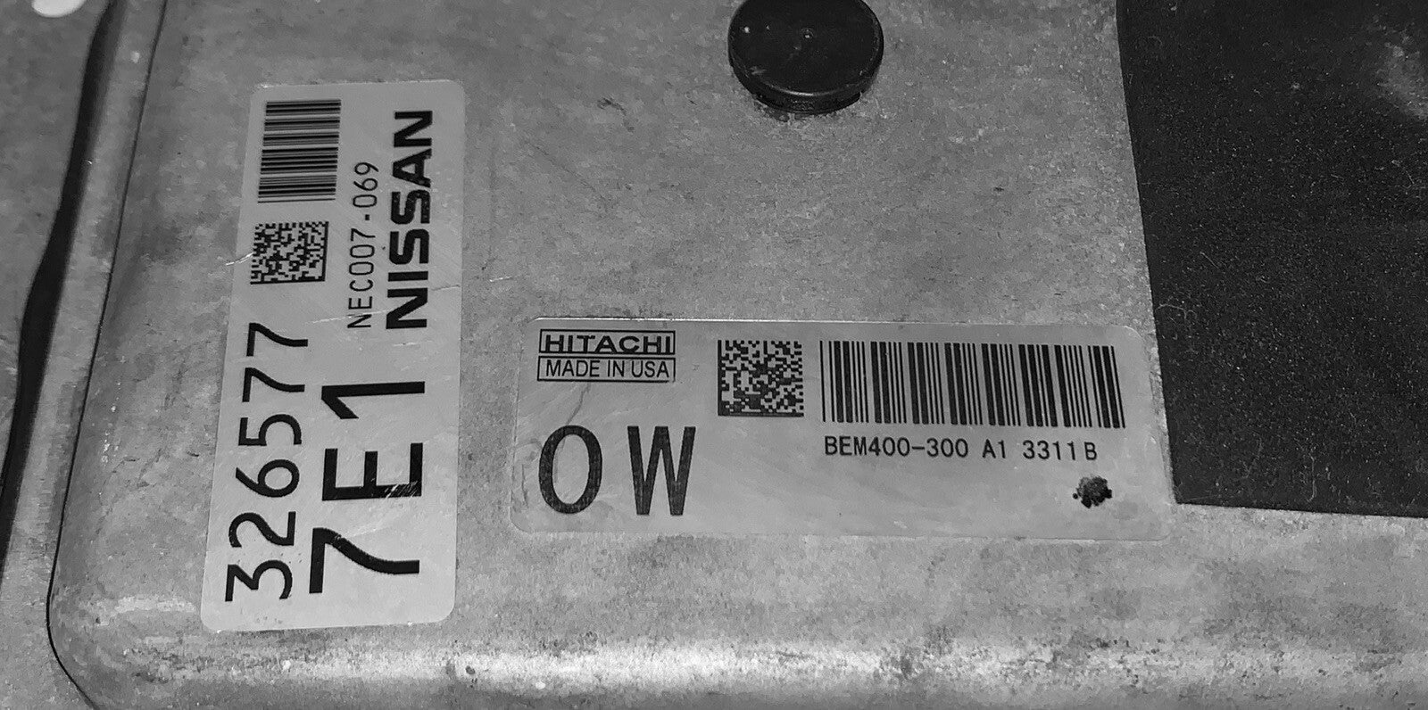 2013-2014 Nissan Altima ECU BEM400-300 A1 NEC007-069
