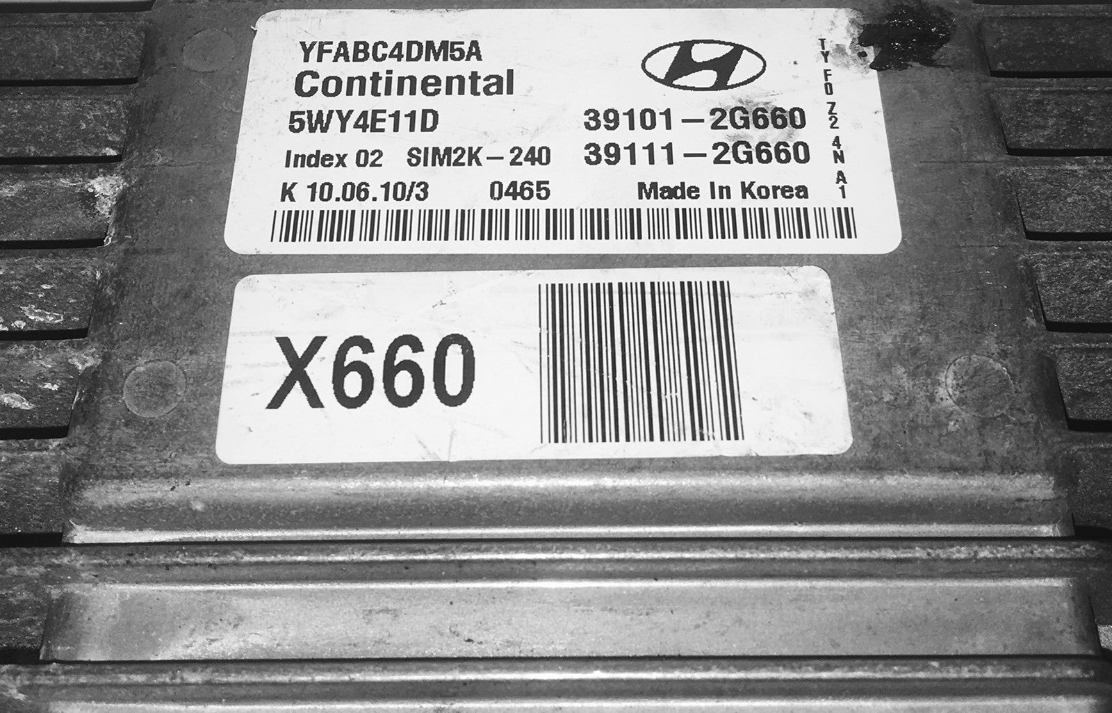 2011-2013 Hyundai Sonata ECU 39101-2G660