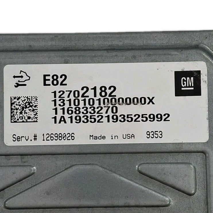 2018-2022 Chevrolet Traverse 3.6L ECU/ECM 12702182 *VIN PROGRAMMED*