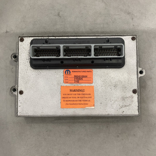 1999 Dodge Durango 5.2L ECU/ECM R6040106AH / P56040106AH