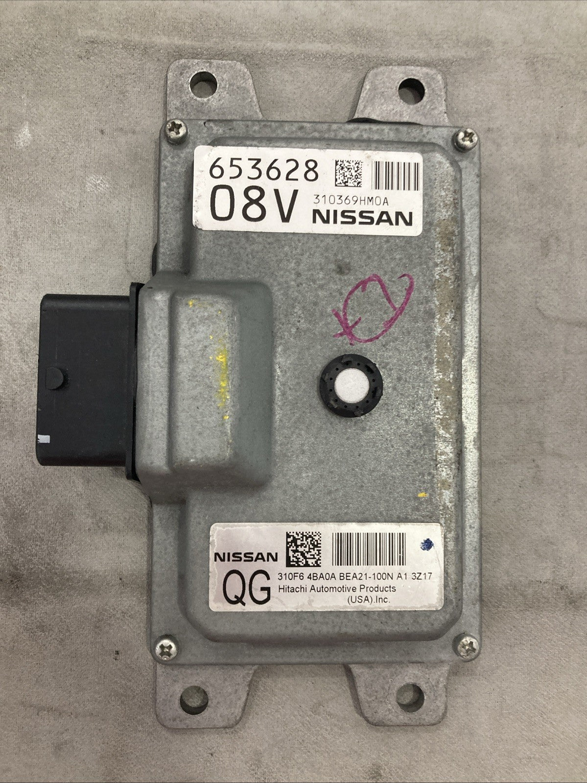 2014-2015 Nissan Altima Transmission Control Module 310F6 4BA0A BEA21-100N A1