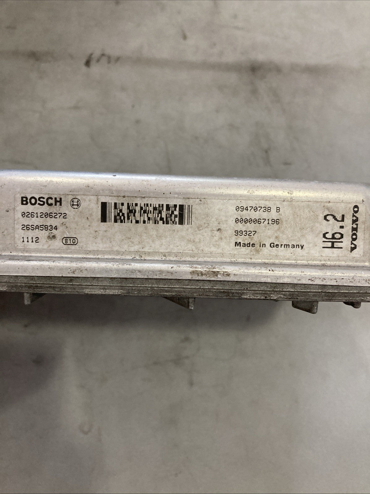 1999-2003 VOLVO S70 ECU/ECM 0261206272