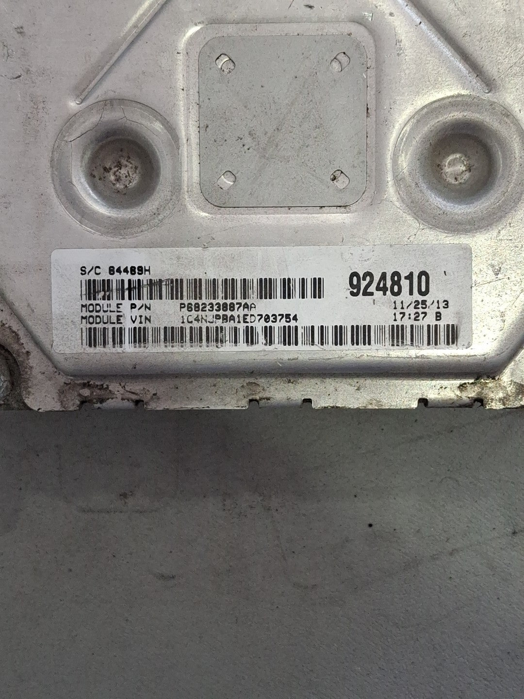 2014 JEEP PATRIOT ECU/ECM P68233887AA