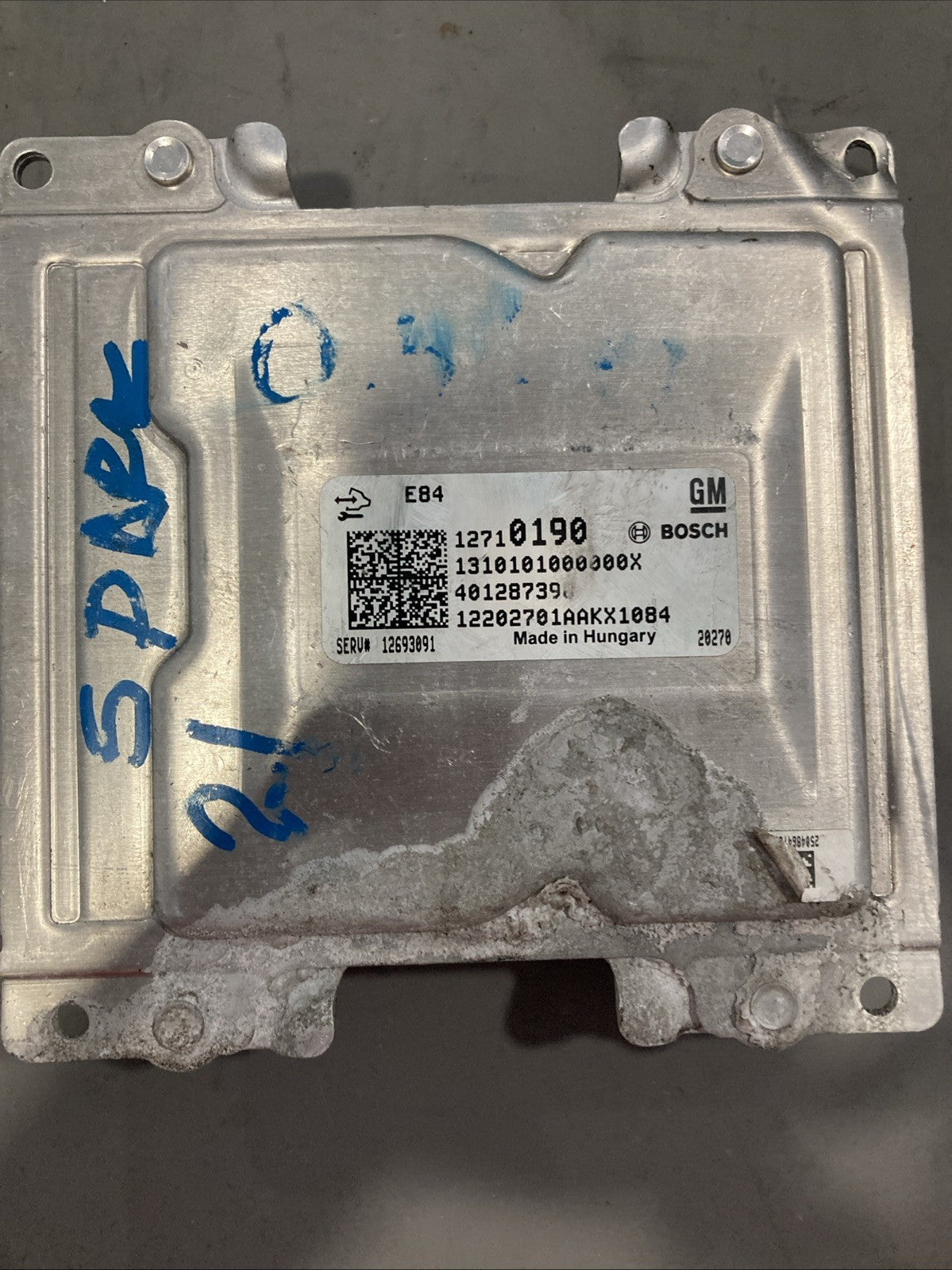 2019-2022 Chevrolet Spark ECU/ECM 12710190
