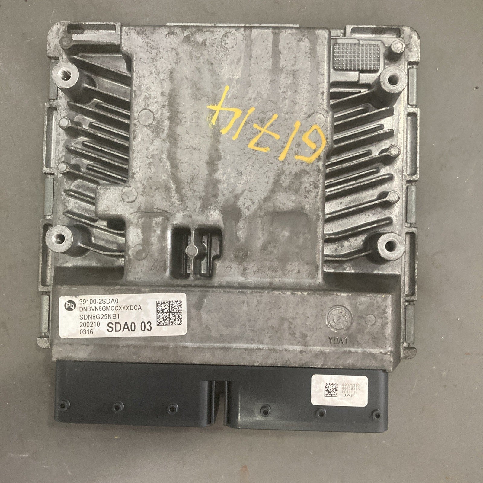 2020-2021 Hyundai Sonata 2.5L ECU/ECM 39100-2SDA0