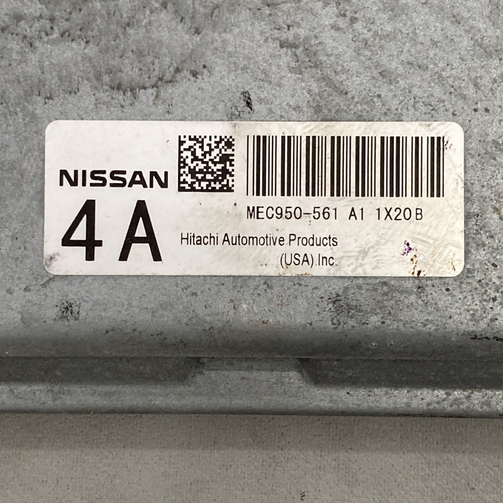 2011-2012 Nissan Sentra ECU/ECM MEC950-561 A1