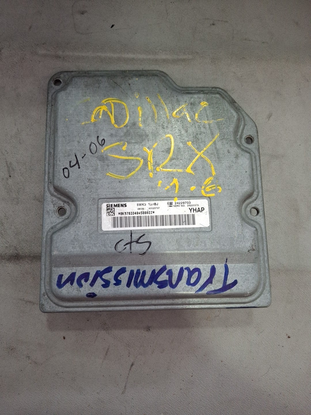 2004-2006 Cadillac SRX CTS Transmission Control Module 24229703