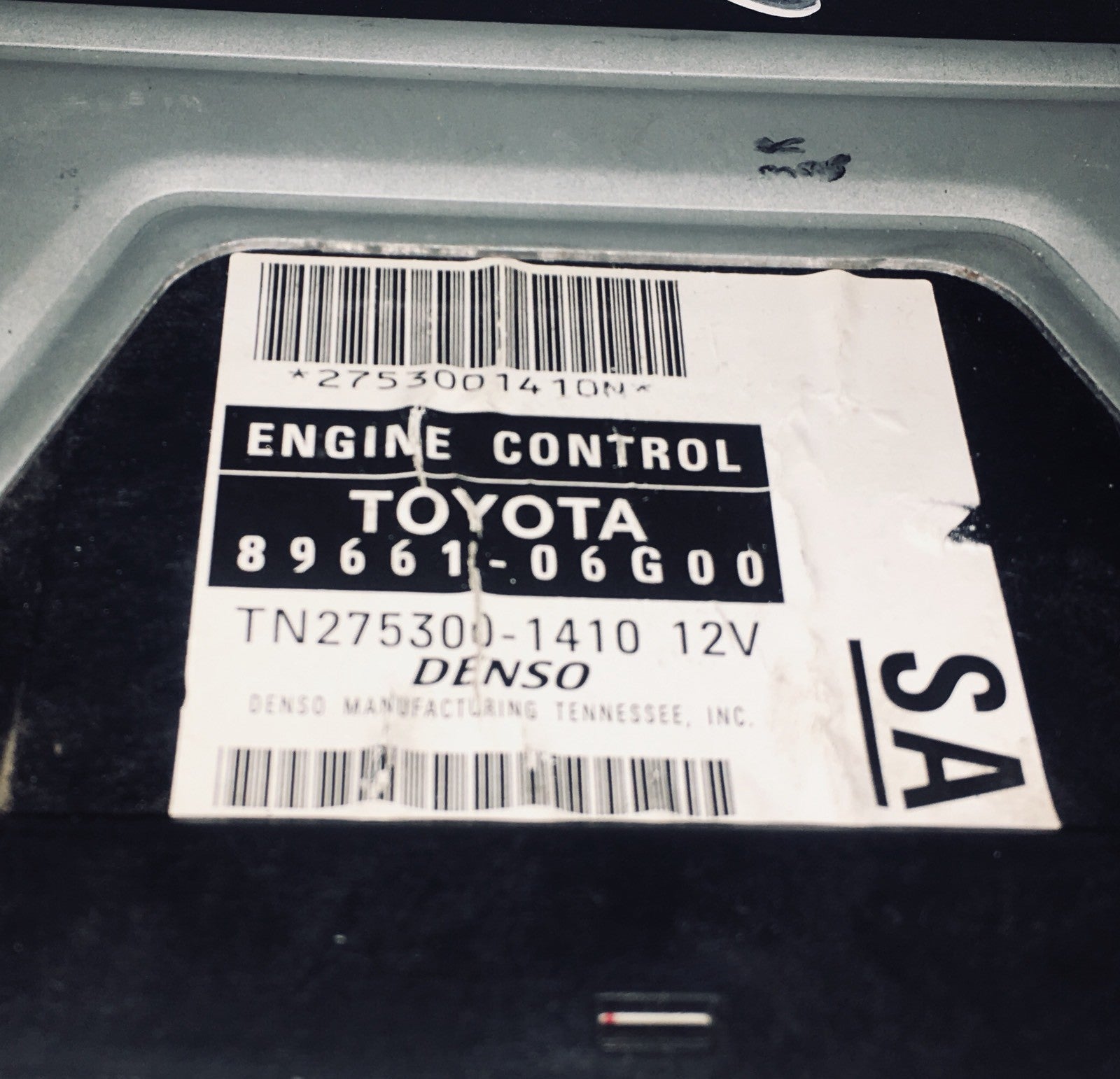 2008 Toyota Solara ECU 89661-06G00