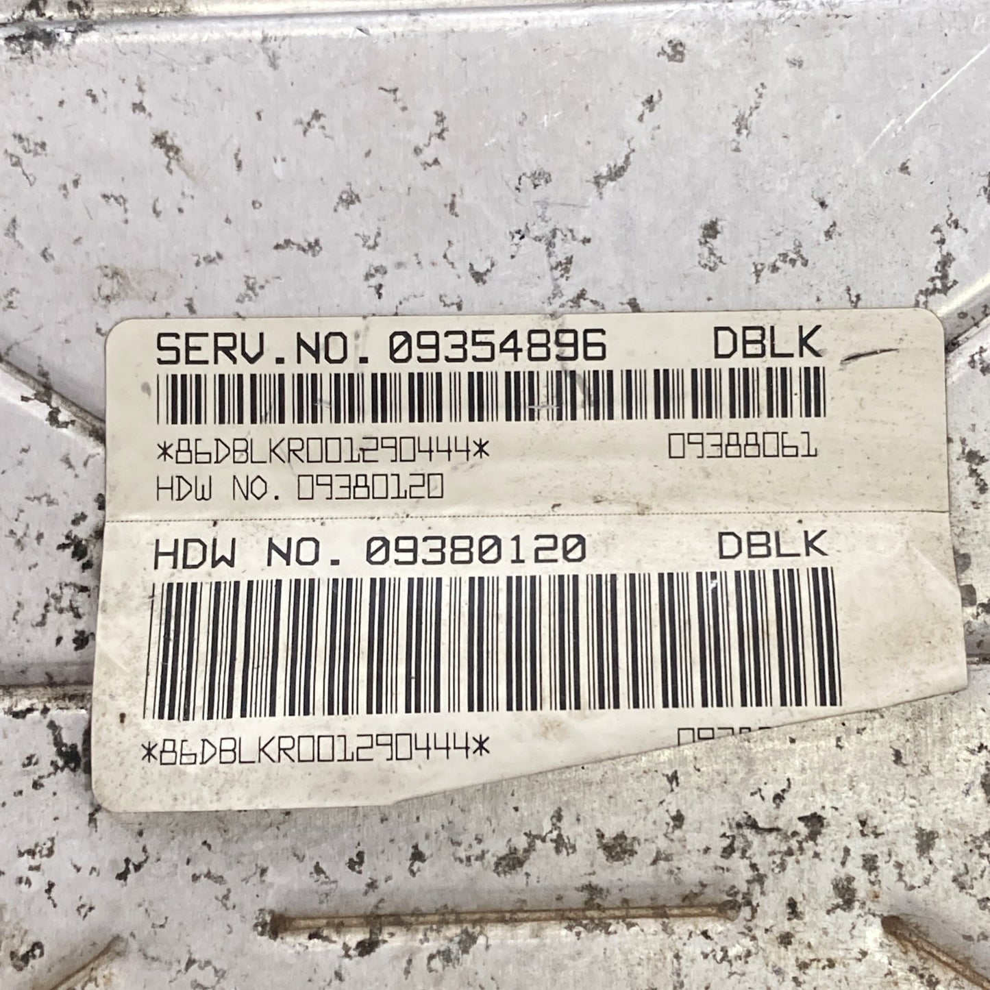 1999-2002 Chevrolet Corvette Engine Control Module 09354896