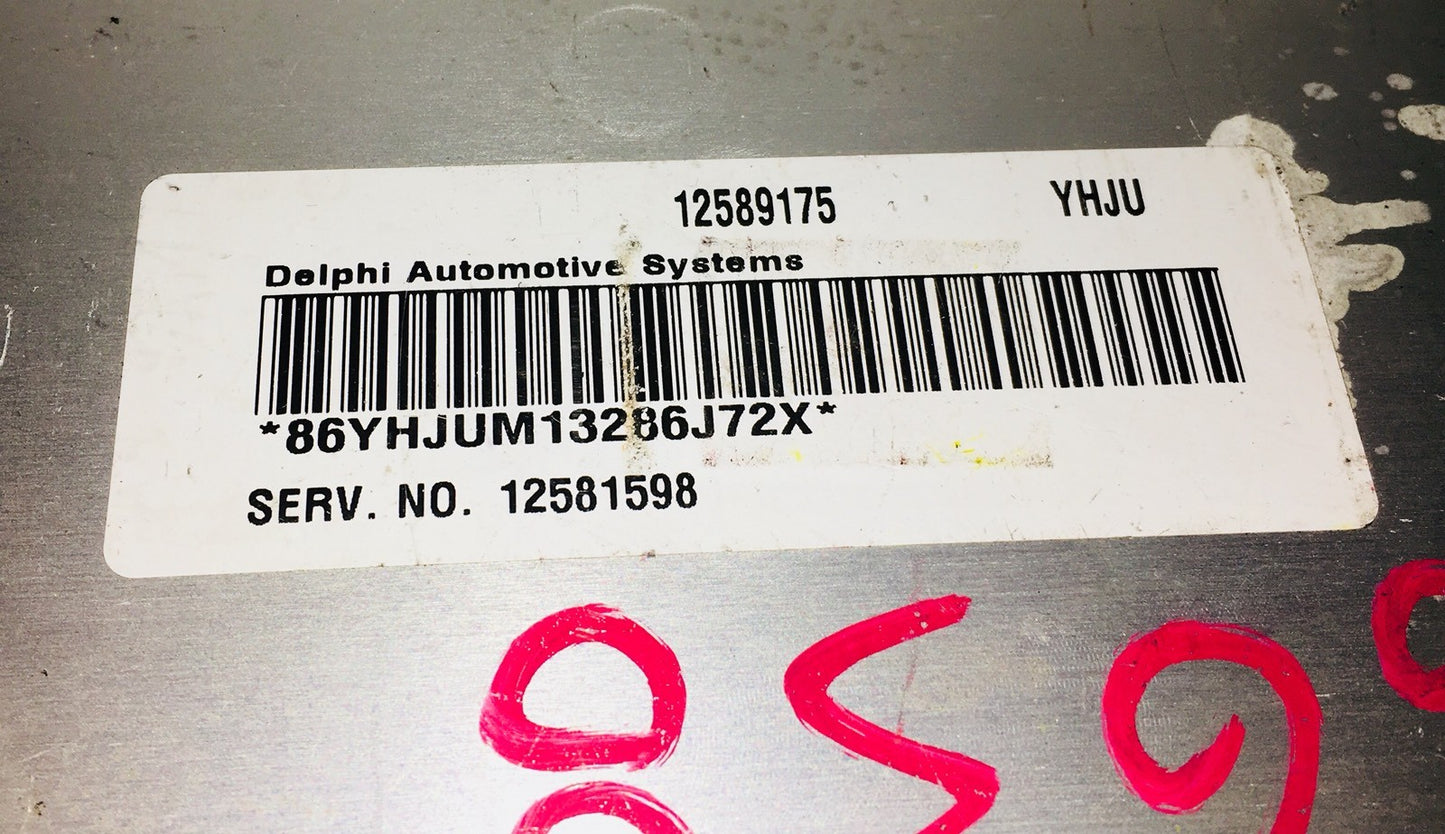 2004 Chevrolet Malibu ECU 12589175