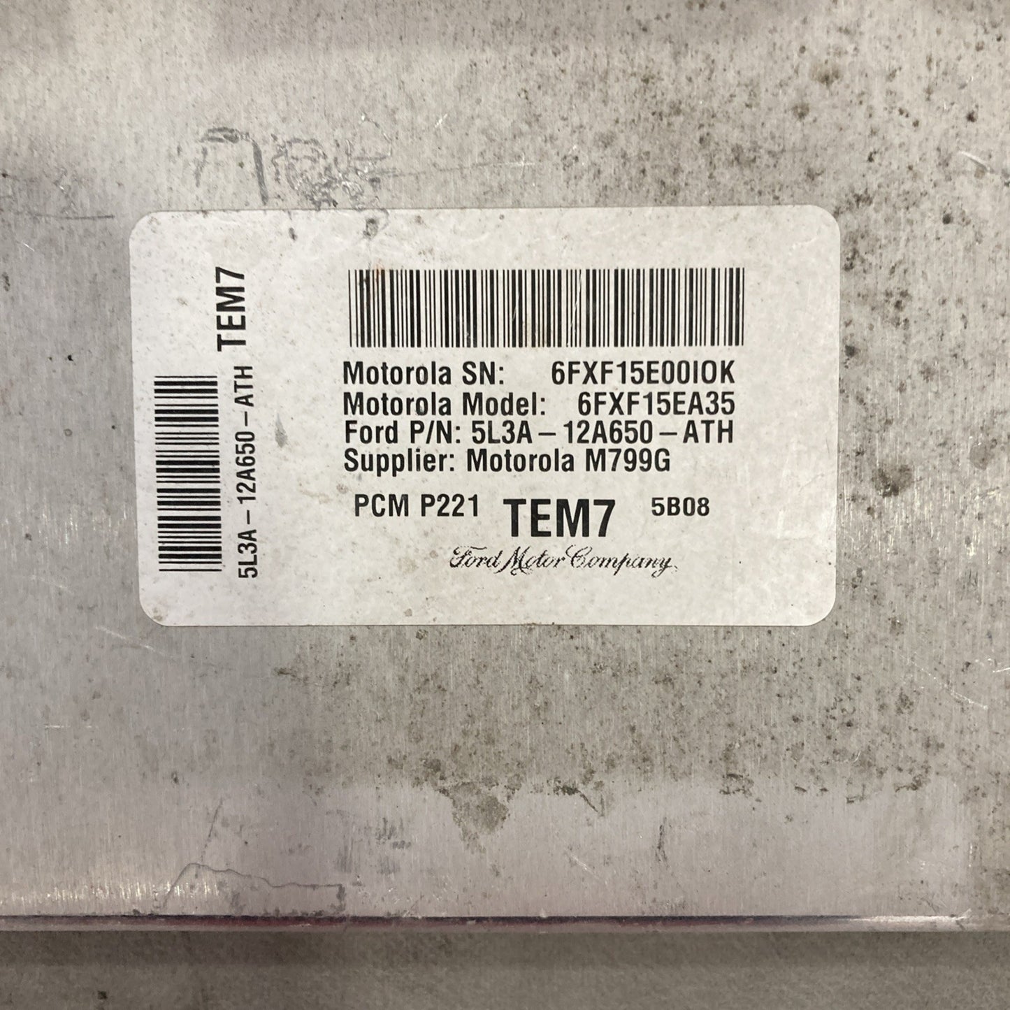 2005 Ford F150 ECU/ECM 5L3A-12A650-ATH